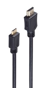 shiverpeaks BASIC-S HDMI Kabel, A-Stecker - C-Stecker, 1,0 m