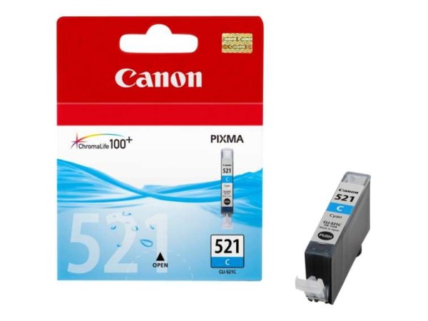 CANON CLI 521 Multipack Gelb, Cyan, Magenta Tintenbehälter 2934B007
