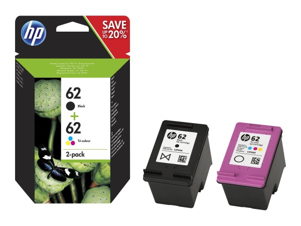 HP Inc. INK CARTRIDGE NO 62 B/C/M/Y
