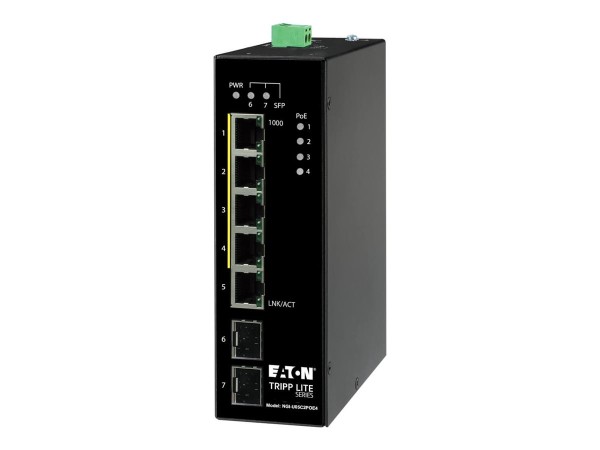 EATON EATON TRIPPLITE 5-Port Unmanaged Industrial Gigabit Ethernet Switch - 10/100/1000mbps -10 to 60 C DI