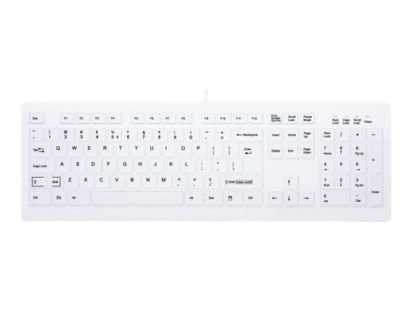 CHERRY ACTIVE KEY TAS AK-C8100F-UVS-W/BE BE-Layout weiß AK-C8100F-UVS-W/BE