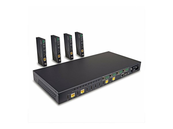 LINDY LINDY 150m Cat.6 4x4 HDMI 4K60 HDBaseT Matrix Extender