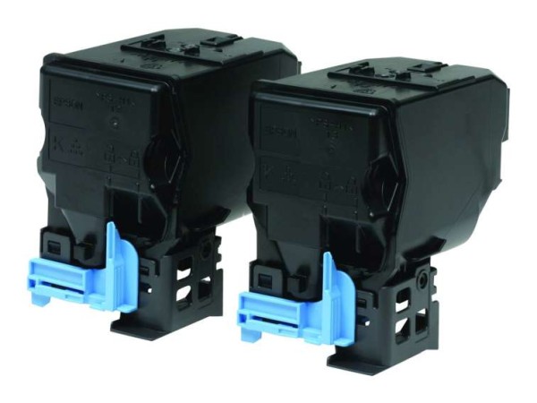 EPSON Multipack 2er Pack Schwarz Tonerpatrone C13S050594