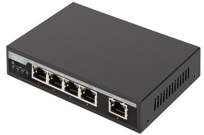 DIGITUS Desktop Gigabit Ethernet PoE Switch, 8-Port