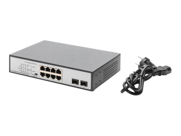 DIGITUS 8-Port Gigabit PoE Switch unmanaged DN-95140