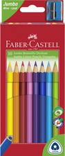 FABER-CASTELL Dreikant-Buntstifte Jumbo, 10er Etui