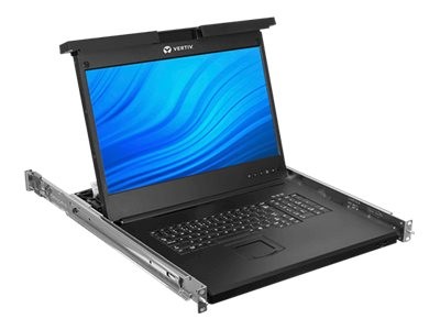 VERTIV Avocent Local Rack Access - KVM-Konsole mit KVM-Switch - 16 Anschlüs LRA185KMM16D-201