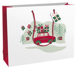 Clairefontaine Weihnachts-Geschenktüte "Hohoho", mittel