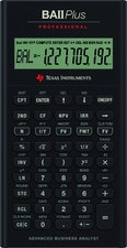 TEXAS INSTRUMENTS Finanzrechner TI-BA II Plus professionell