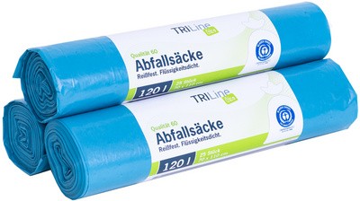 Secolan TRILINE Abfallsack, blau, 120 Liter