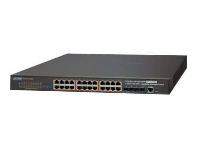 PLANET TECHNOLOGY Layer3 24Port Stackable Switch SGS-6341-24P4X