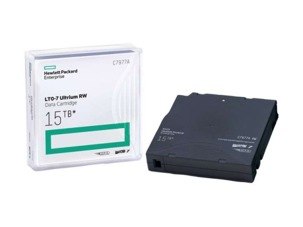 HPE LTO-7 Ultrium 15 TB RW etikettierten Nein Fall Bibliothek Packung (20 S C7977AC