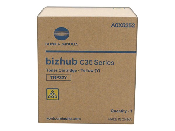 KONICA MINOLTA TNP 22Y Gelb Tonerpatrone A0X5252