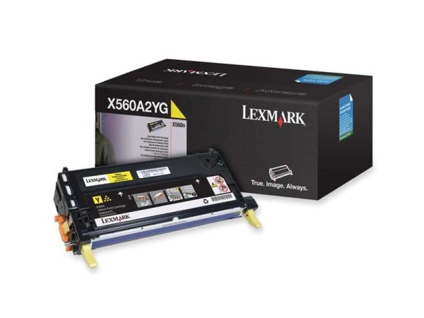 LEXMARK Gelb Tonerpatrone X560A2YG