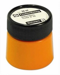 Gutenberg Urkundentinte, 30 ml, schwarz