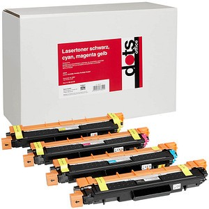 DOTS DOTS black cyan magenta yellow toner compatible with brother TN243BK-C-M-Y