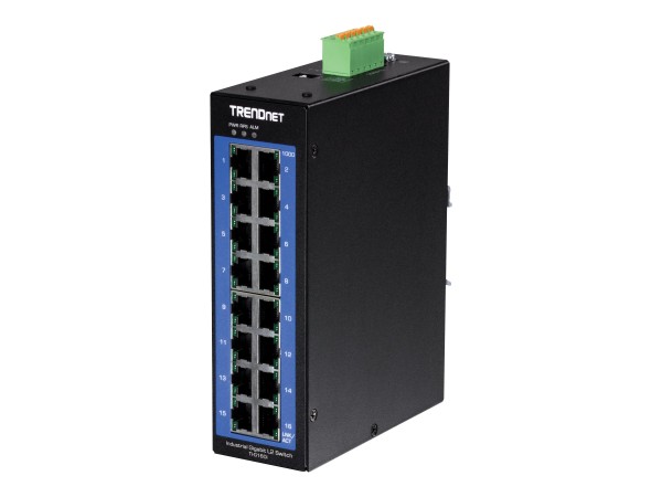 TRENDNET 16-P. GB L2 MGD DIN-RAIL SWITC TI-G160I