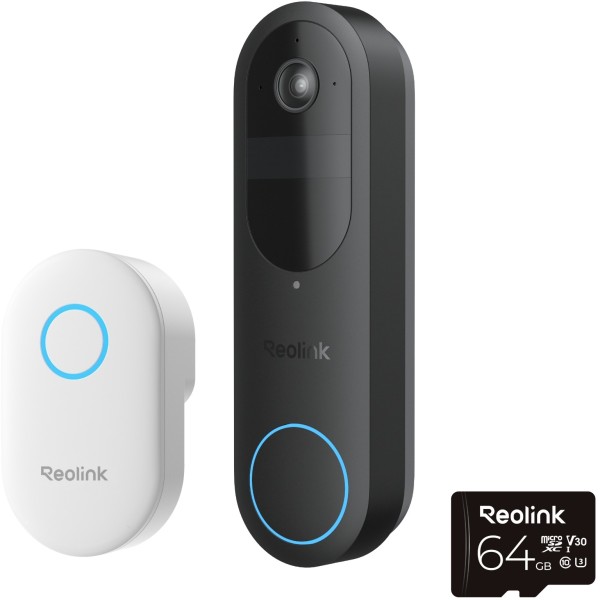 REOLINK REOLINK Bundle Türklingel: D340B mit Klingel und 64GB Speicher