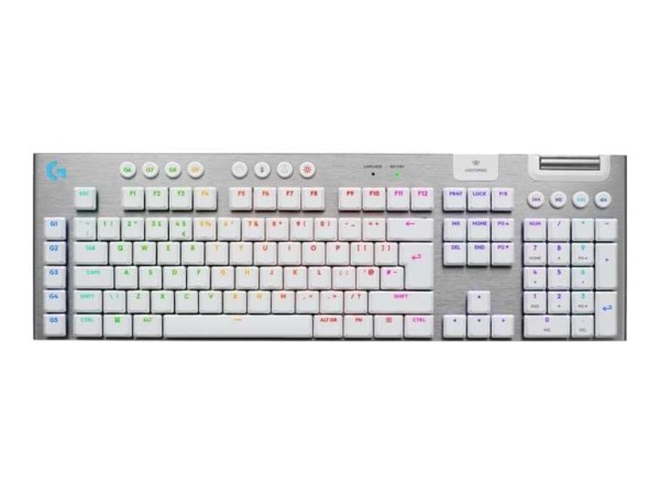 LOGITECH G915 X LIGHTSPEED Wireless Gaming Keyboard White (UK) 920-012689