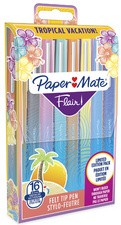 Paper:Mate Faserschreiber Flair TROPICAL VACATION, 16er Etui