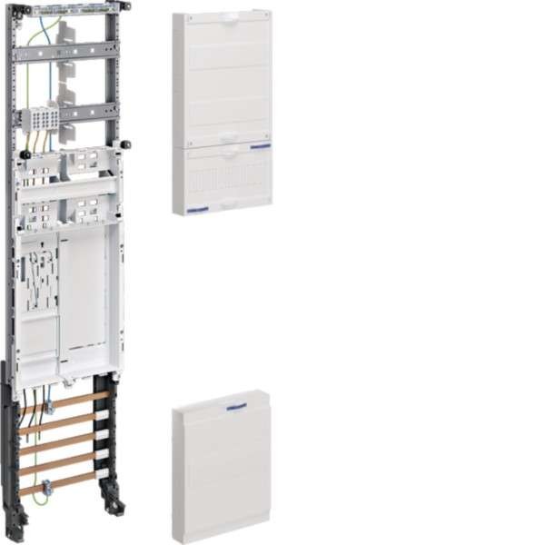 HAGER ELEKTRO Hager Komplettfeld eHZ 1ZP/RES ZH3EL27 ** H1050mm 1feld ZH3EL27