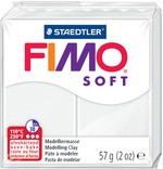 FIMO SOFT Modelliermasse, ofenhärtend, weiß, 57 g