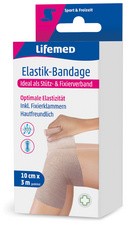 Lifemed Elastik-Bandage, hautfarben, 100 mm x 3,0 m