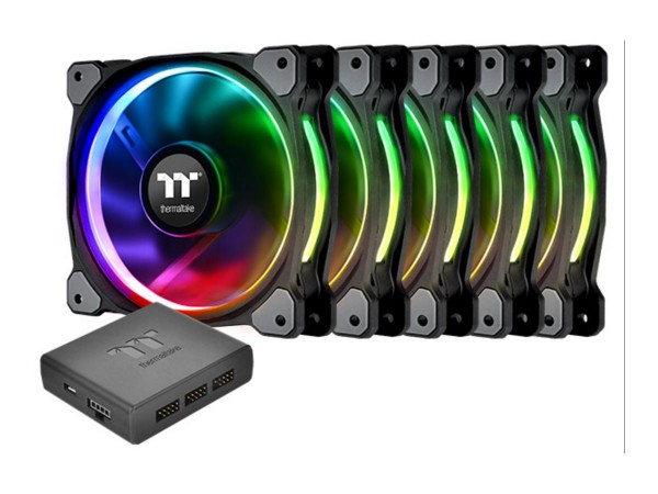 THERMALTAKE Riing 14 LED RGB 5er Set 140x140x25mm | Premium Edition CL-F057-PL14SW-A