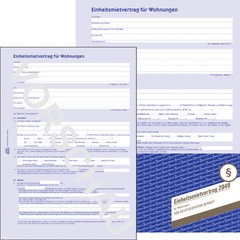 AVERY Zweckform Vordruck "Untermietvertrag", A4, 2-seitig