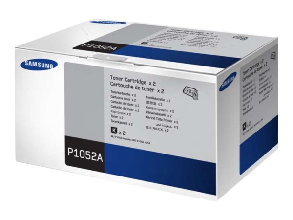 SAMSUNG MLT P1052A 2er Pack Schwarz Tonerpatrone (SV115A) SV115A