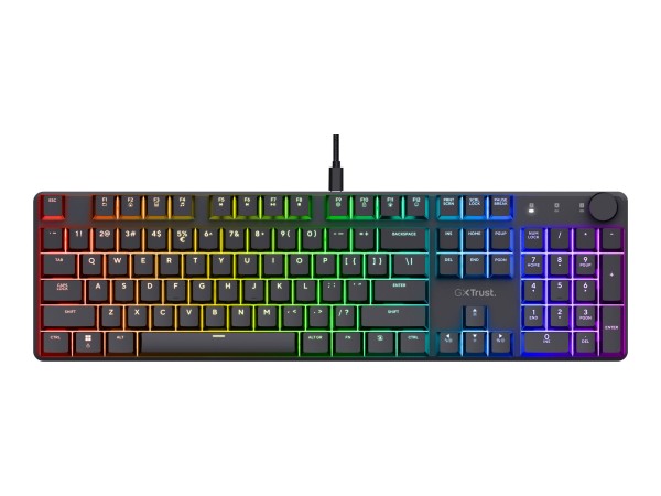 TRUST GXT866 TORIX MECHANICAL Kabelgebunden Gaming-Tastatur Deutsch, QWERTZ 24911