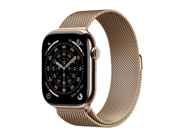 APPLE APPLE Watch S11 Titan Gold Cellular 46mm (Milanaise Armband gold) S/M