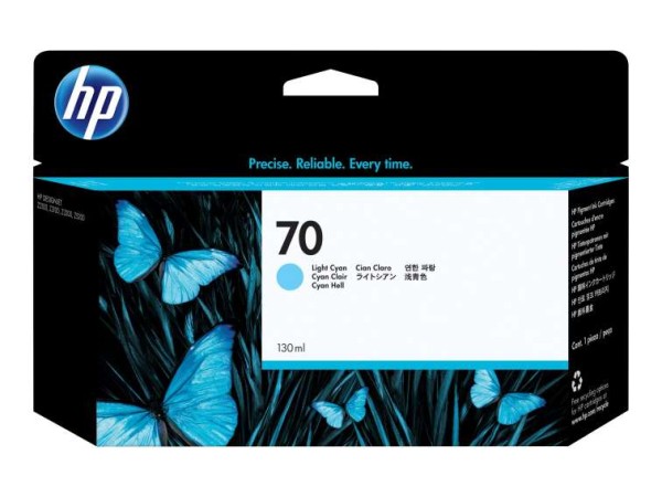 HP 70 hell Cyan Tintenpatrone C9390A