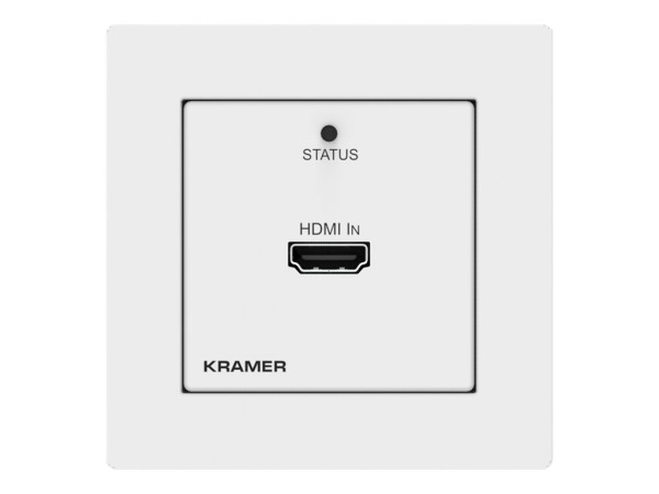 KRAMER ELECTRONICS WP-789T/EU-80/86(W) - 4K60 4:2:0 HDMI 1-Gang PoE Wall-Pl 50-805180190