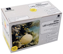 Jamasia LED-Lichterkette, grün, 300 Lichter, IP 44