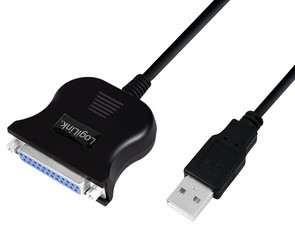 LogiLink USB 1.1 Druckerkabel, 25 Pol Sub-D, Länge: 1,8 m