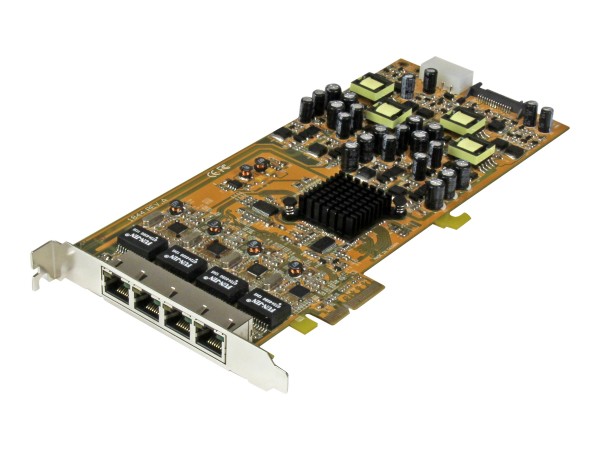 STARTECH.COM 4 Port Gigabit Power over Ethernet PCI Express Netzwerkkarte - ST4000PEXPSE