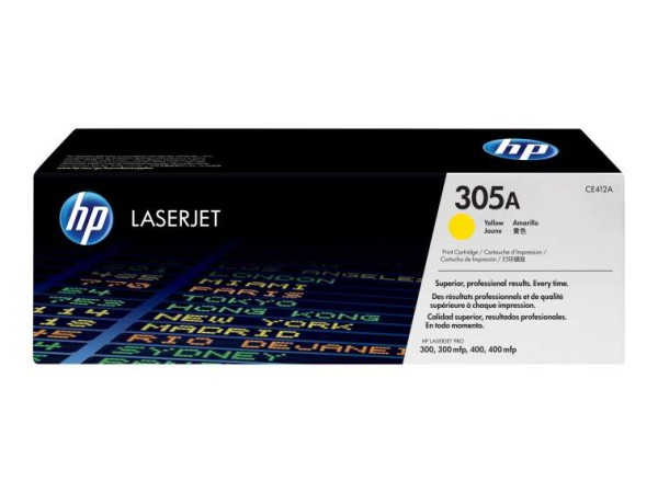 HP 305A Gelb LaserJet Tonerpatrone (CE412A) CE412A