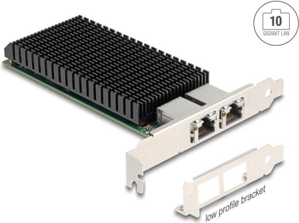 DELOCK DELOCK PCI Express x8 Netzwerkkarte 10 Gigabit LAN 2 x RJ45