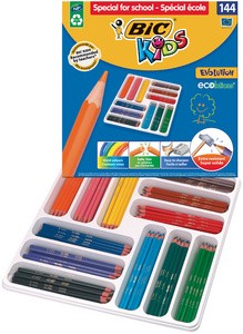 BIC KIDS Buntstifte Evolution ecolutions, 144er Pack