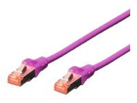DIGITUS DIGITUS Professional CAT 6 S-FTP Patchkabel, Cu, 2 m, Violett