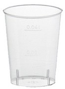 STARPAK Kunststoff-Schnapsglas, 2 cl, glasklar