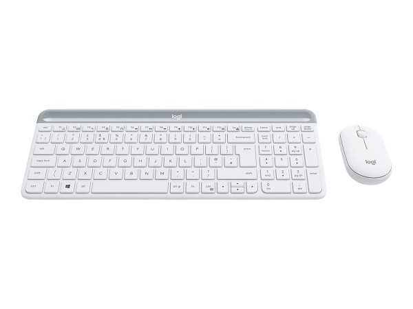LOGITECH LOGITECH Slim Wireless Keyboard and Mouse Combo MK470 - OFFWHITE - UK - INTNL