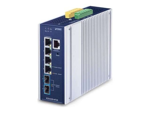 PLANET TECHNOLOGY IP30 Industrial L3 4-Port IGS-6325-4T2X