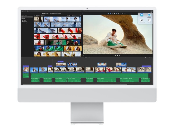 APPLE iMac Silber 59,62cm (24") Apple M1 8GB 256GB MacOS