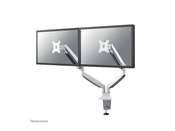 NEOMOUNTS Tischhalterung für zwei Flachbildschirme bis 32" (82 cm) NM-D750DWHITE