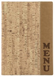 Securit Speisekarten-Mappe DESIGN CORK, DIN A4, beige