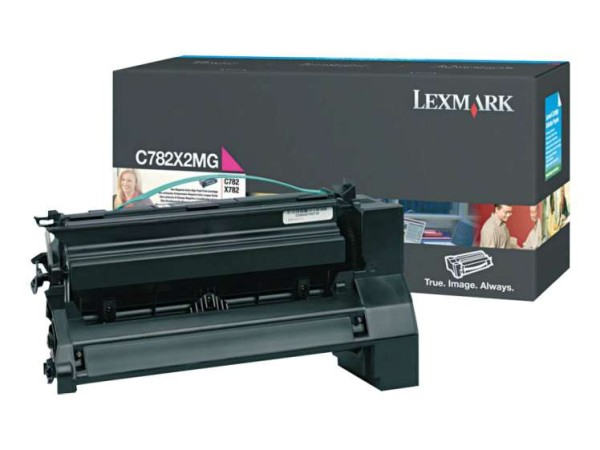 LEXMARK Besonders hohe Ergiebigkeit Magenta Tonerpatrone LCCP C782X2MG