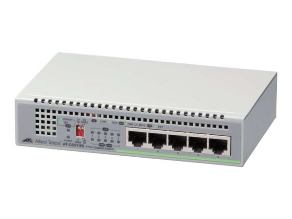 ALLIED TELESIS UNMANAGED SWITSH 5 PORT INTERN AT-GS910/5-30