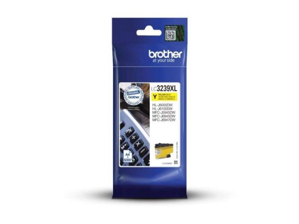 BROTHER LC-3239XLY/ Ink cartridge yellow f/HL-J6000DW, -J6100DW, MFC-J5945D LC3239XLY